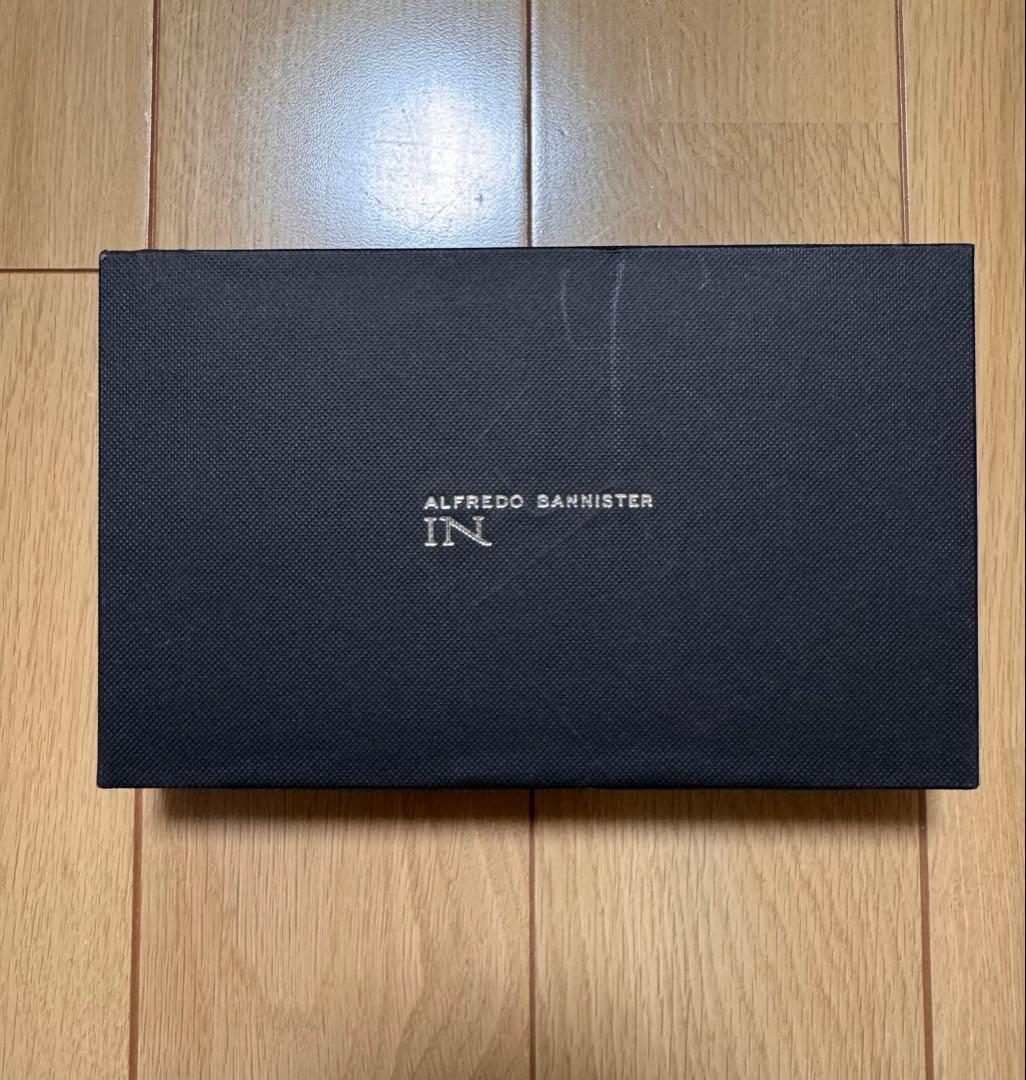 alfredoBANNISTER 黒 レザー 長財布 シンプルデザイン