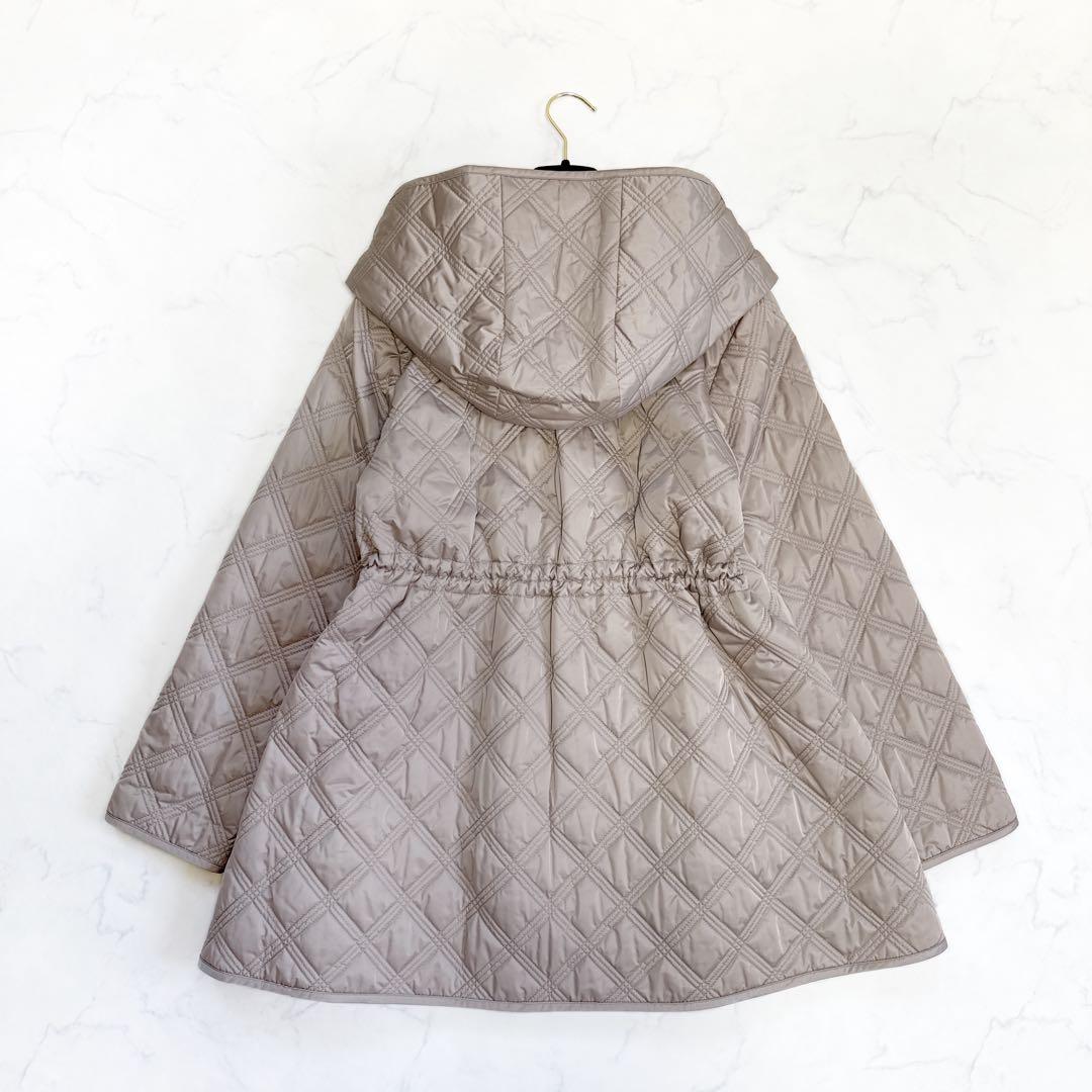 24AW アナイ ANAYI キルティングフードコート 36 ベージュ系