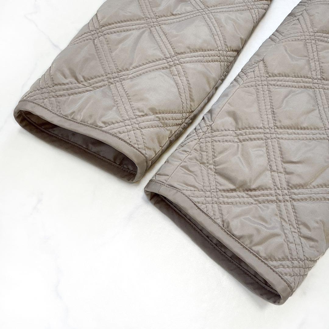 24AW アナイ ANAYI キルティングフードコート 36 ベージュ系