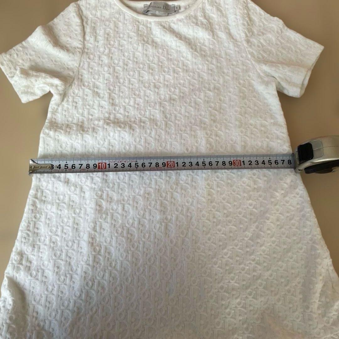 【Christian DIOR】 ホワイト　コットンワンピース8Ｙ