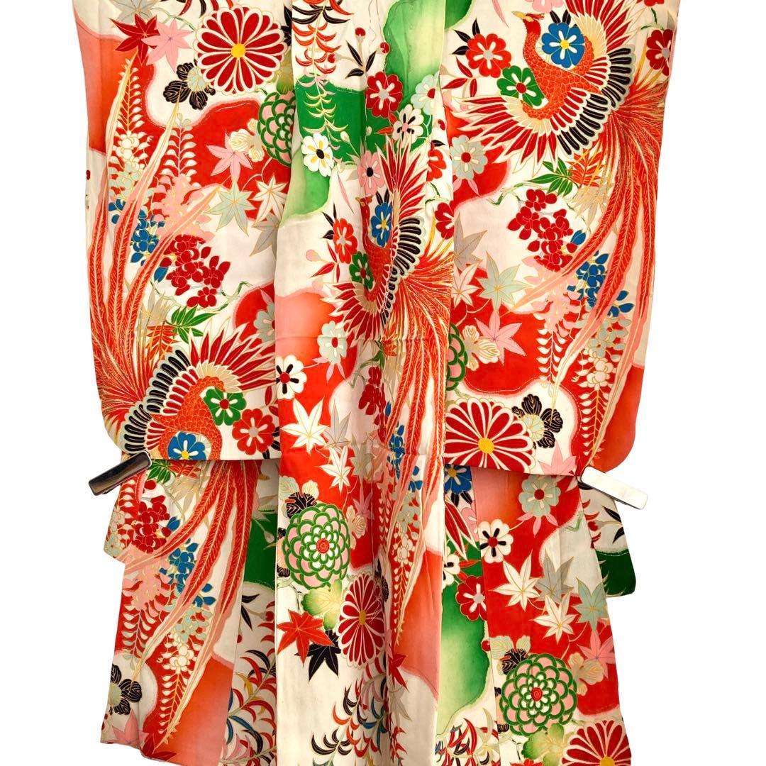 アンティーク 3歳 女の子 子供着物 七五三 アンティーク着物 NO4