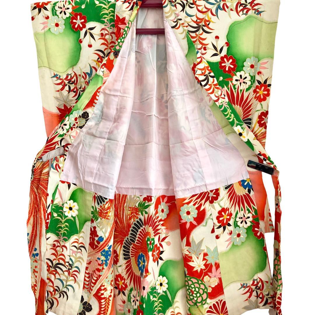 アンティーク 3歳 女の子 子供着物 七五三 アンティーク着物 NO4