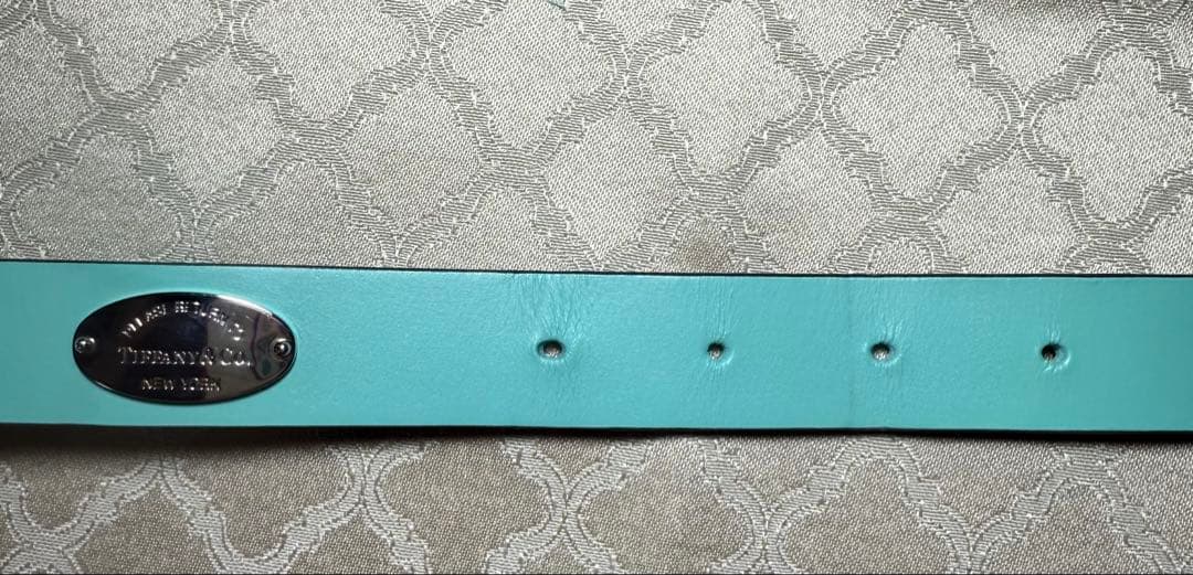 Tiffany & Co. ティファニーブルー レザー首輪