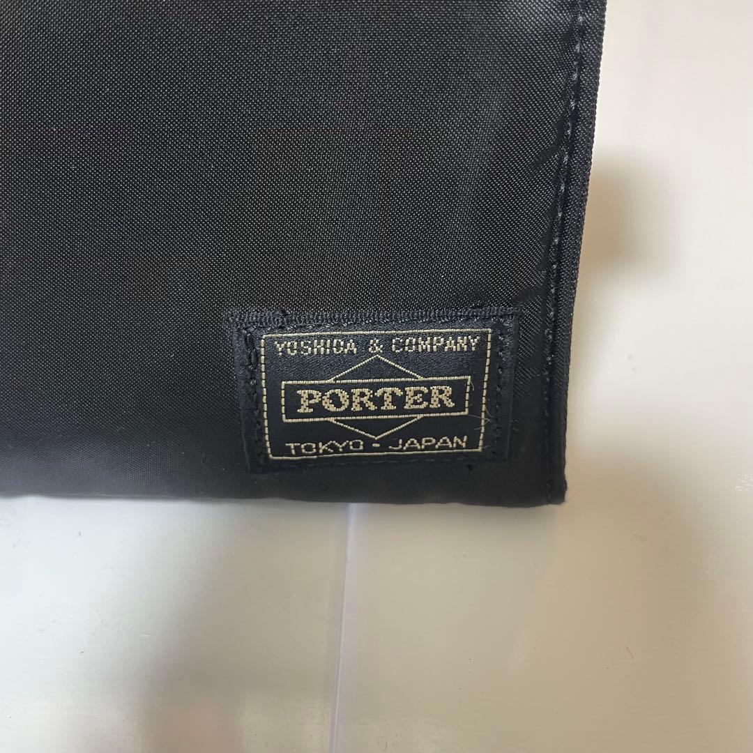極美品　PORTER タンカー 三つ折り財布 黒 吉田カバン
