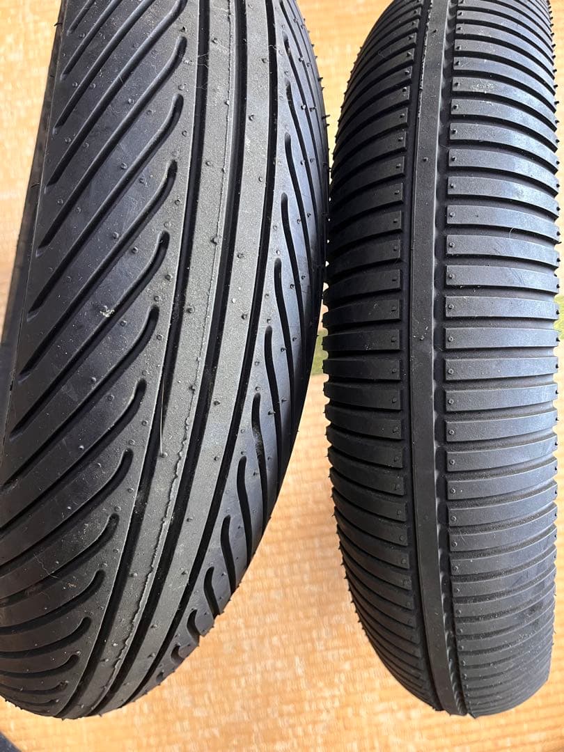 ダンロップ　KR189 KR389 未使用レーシングレインタイヤ　前後セット