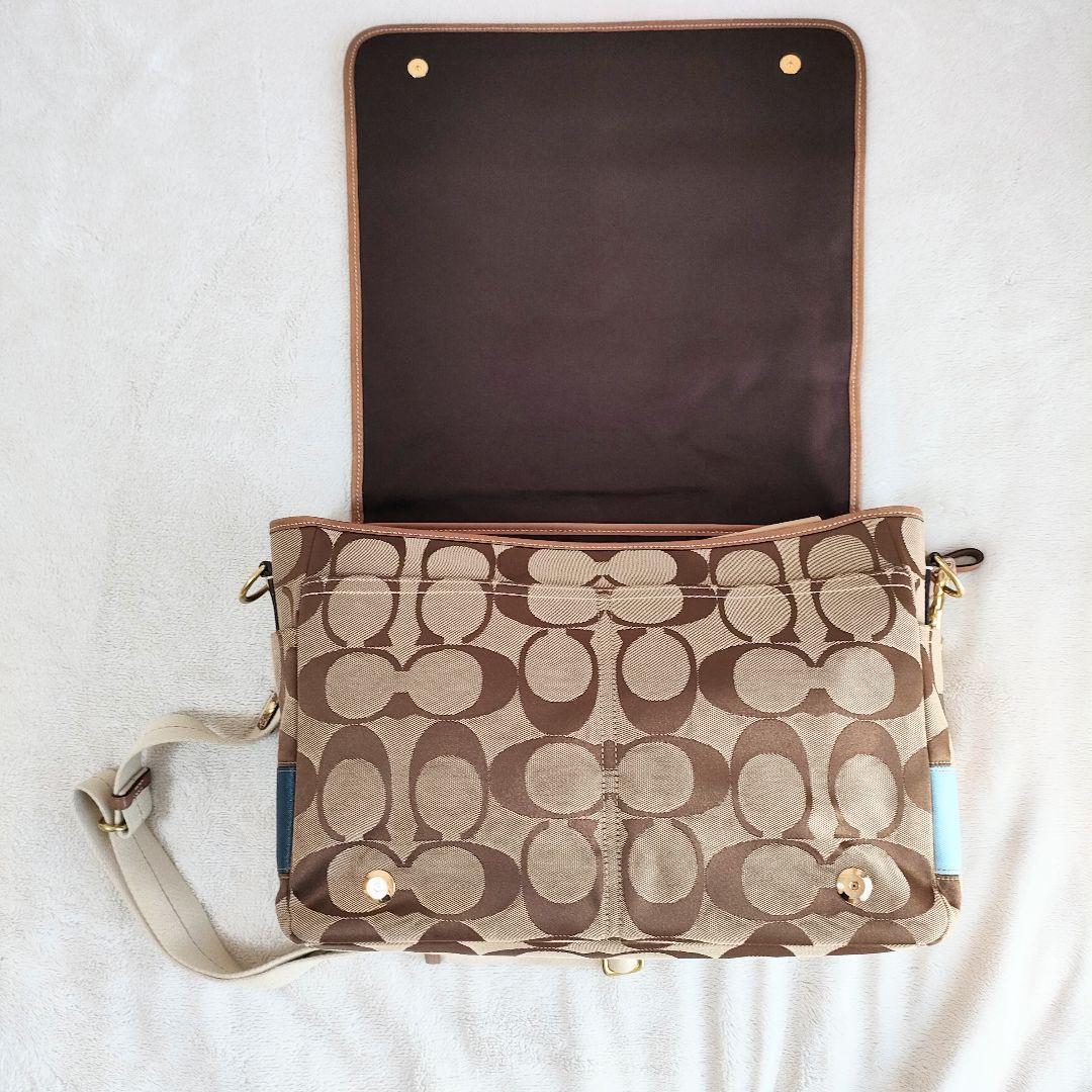極美品　コーチ　COACH　ショルダーバック　マザーズバック　トラベルバック　鞄