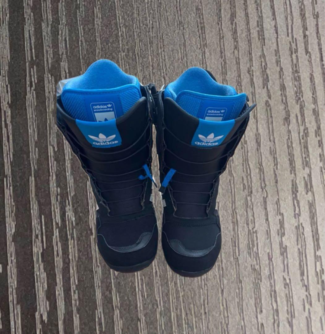 adidas スノーボードブーツ 黒/青27cm