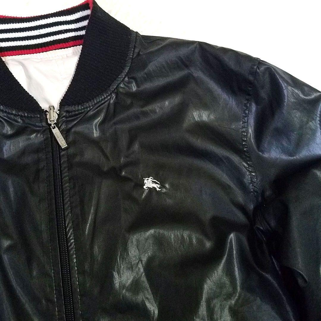 【極美品】バーバリーブラックレーベル ブルゾン リバーシブル ホースロゴ 2