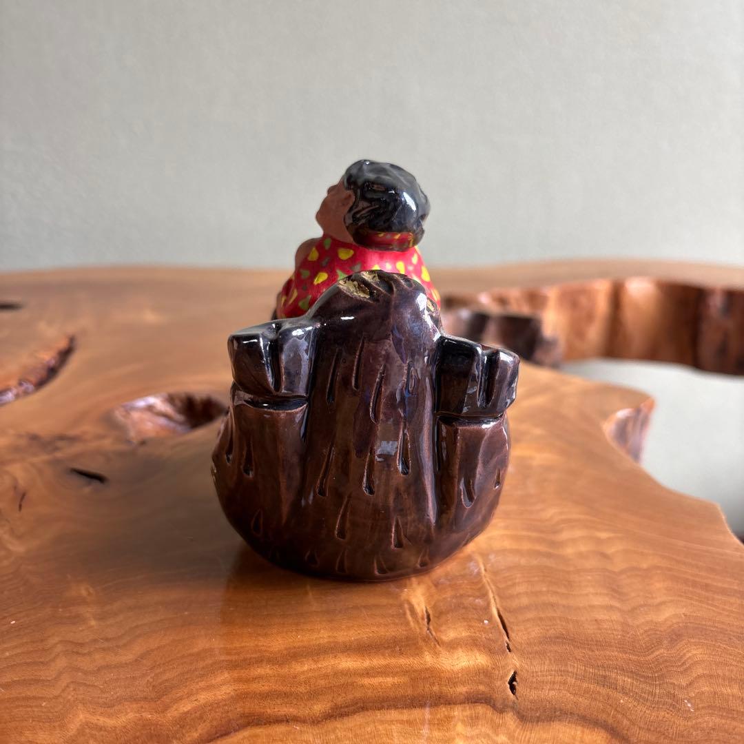 六兵衛窯 干支置物 「童亥遊春」亥年 清水焼 陶芸 たち吉 共箱