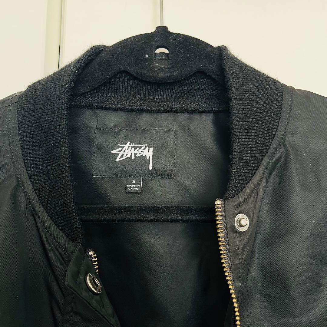 Stussy MA-1ジャケット ブラック Sサイズ