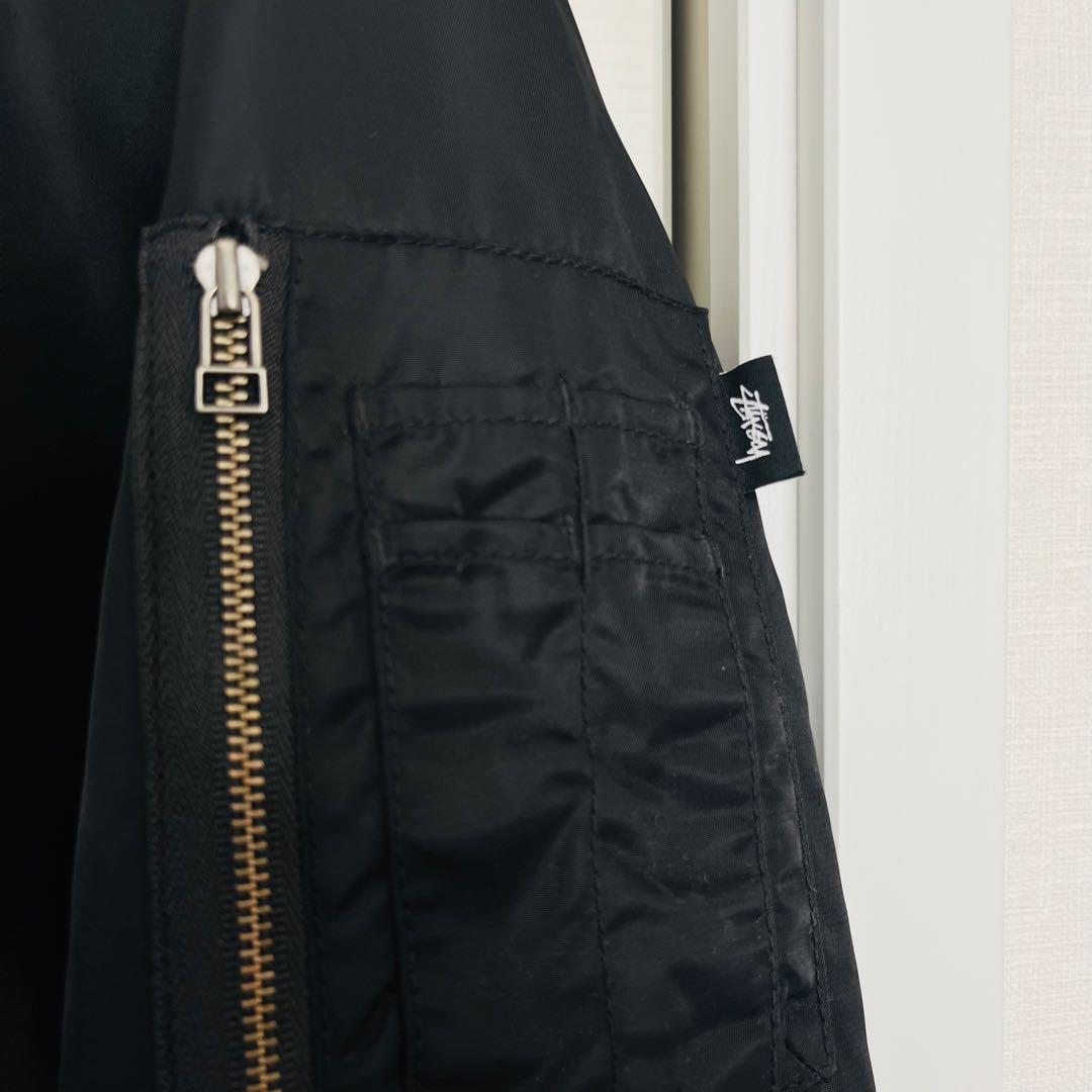 Stussy MA-1ジャケット ブラック Sサイズ