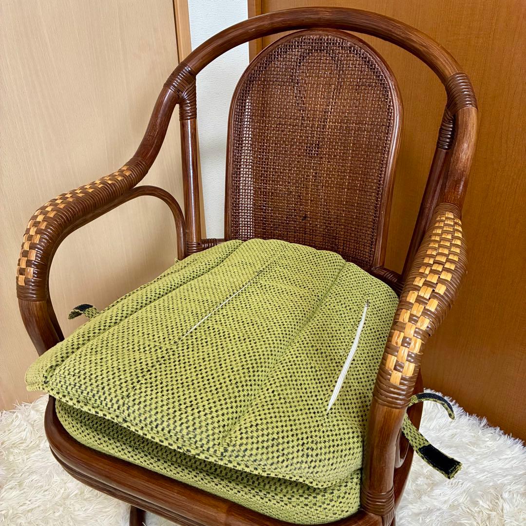 【極美品 】Kazama 籐 回転椅子 ラタン ハイチェア