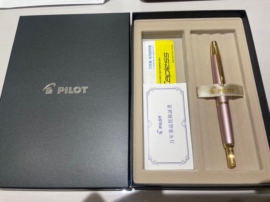 PILOT キャップレスデシモ メタリックピンク EF