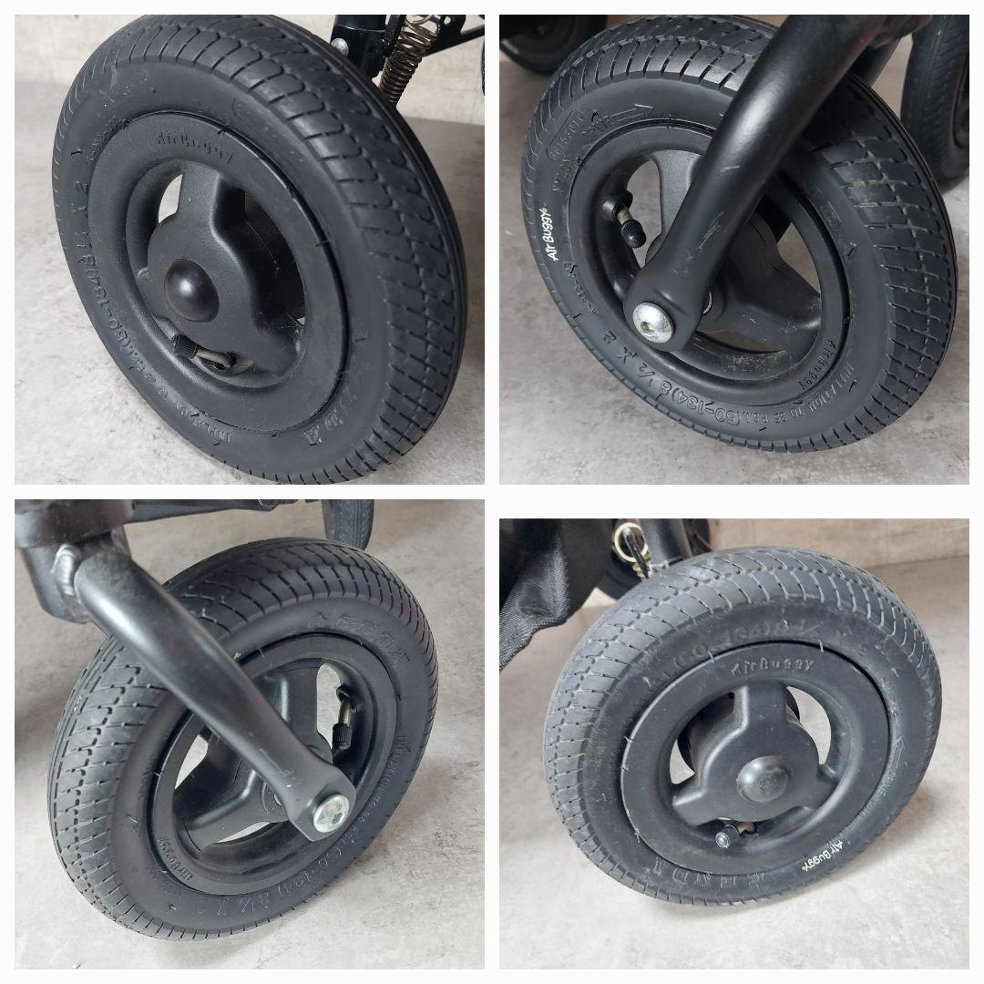 AirBuggy エアバギー ココダブル チェリーレッド　2人乗りベビーカー