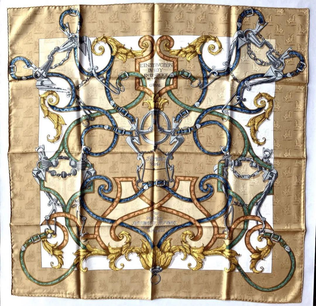 HERMES カレ90 L'INSTRUCTION DU ROY