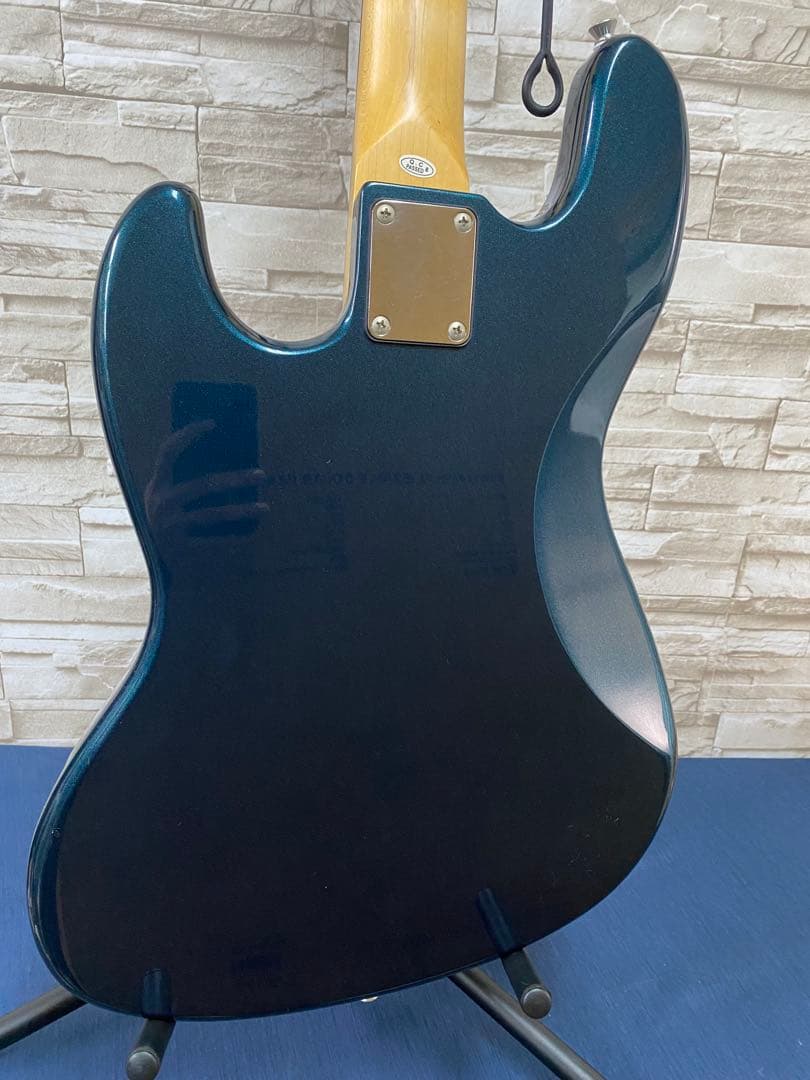 SELDER ジャズベースタイプ エレキベース マッチングヘッド ネイビー