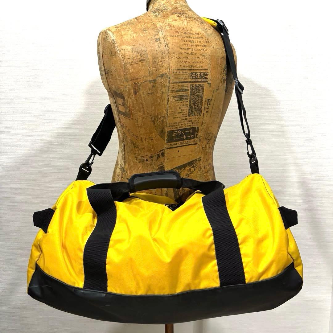 希少 00s 黄 黒 OLD GAP オールドギャップ ボストン ドラム バッグ