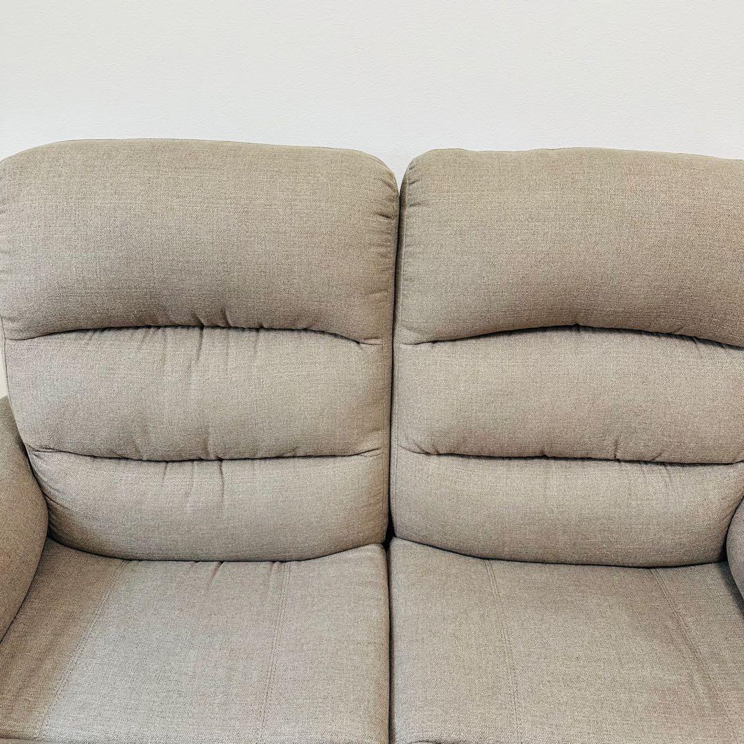 【送料込み】ニトリ 電動リクライニングソファ nビリーバ 2人掛け ベージュ