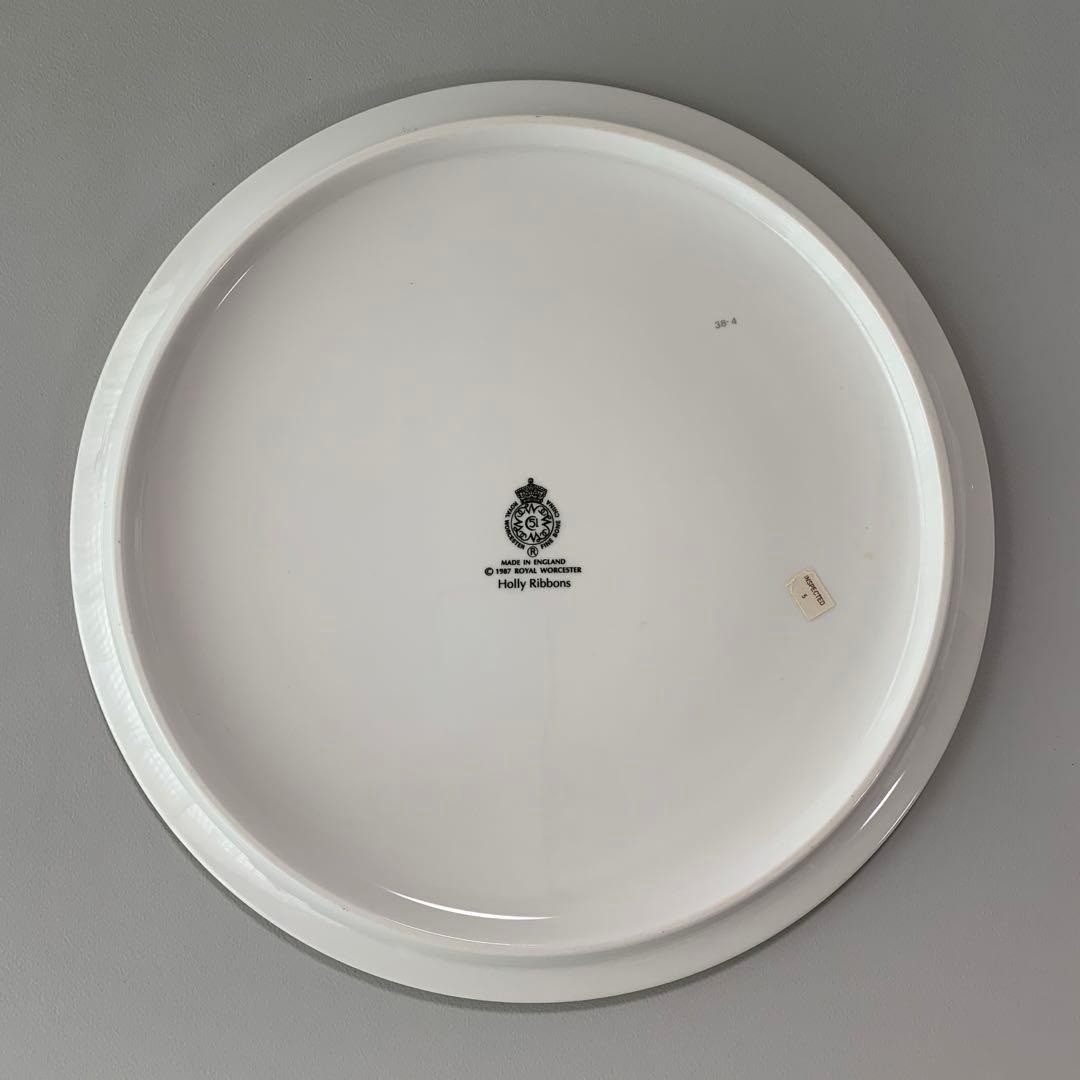 【 WORCESTER】HOLLY RIBBONS　ガトープレート