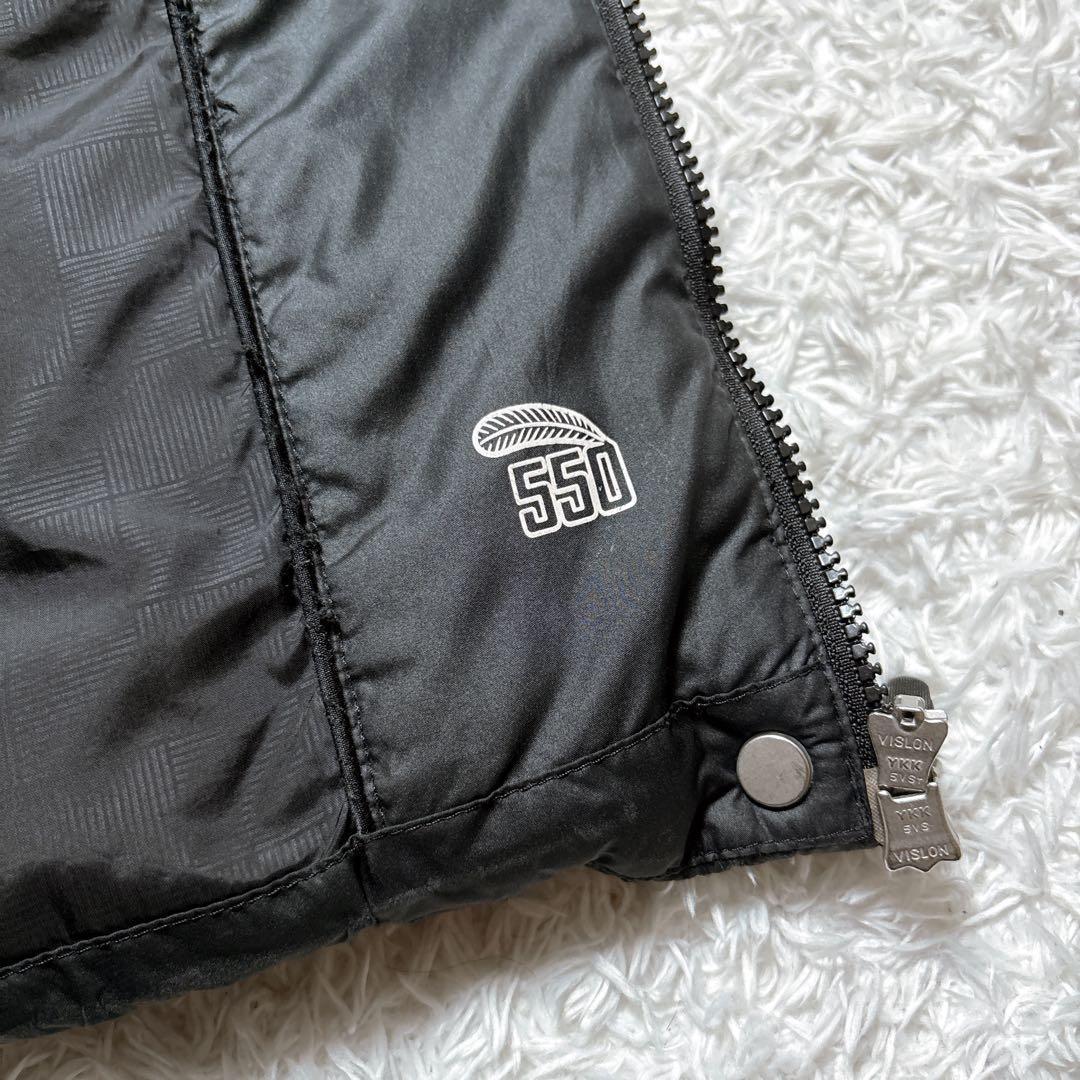 NIKE 00s ナイキ ダウンベスト L レディース 黒 ブラック 肉厚