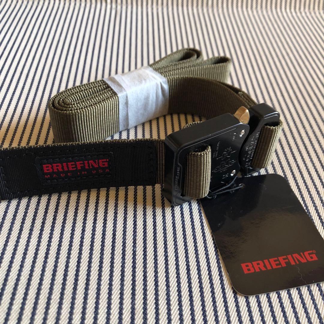 ブリーフィング　バックルベルト　グリーン　BRIEFING 新品未使用