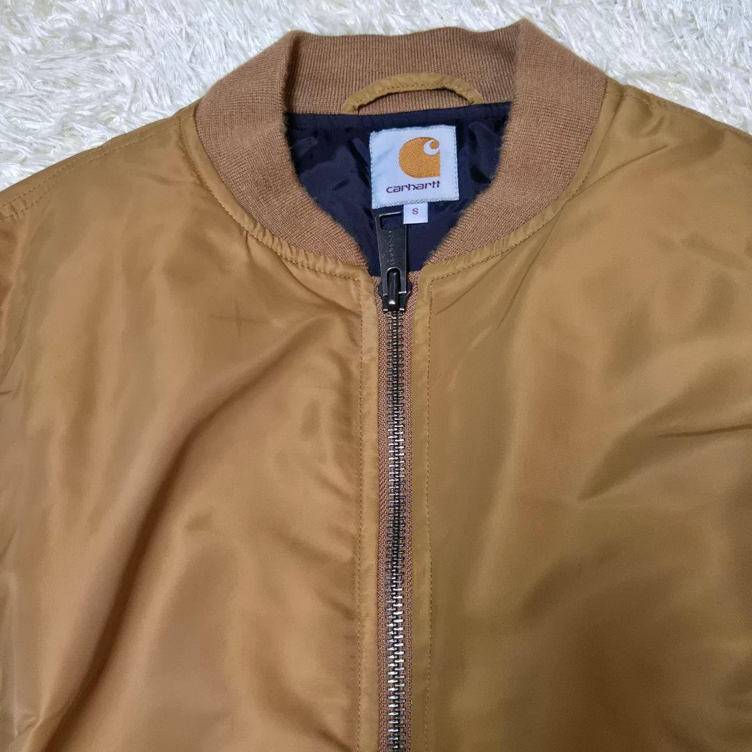 極美品　おしゃれ　カーハート　M相当　MA-1 フライトジャケット　キャメル