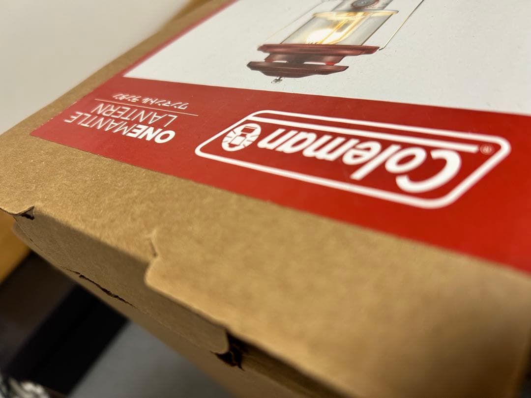 Coleman ワンマントルランタン　RED 赤　2022年5月製造