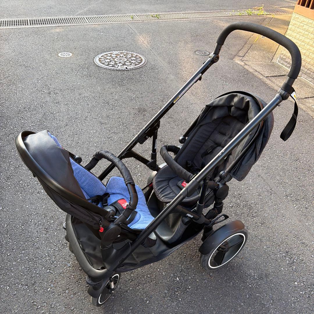 フィルアンドテッズボイジャーV6 2人乗りベビーカー