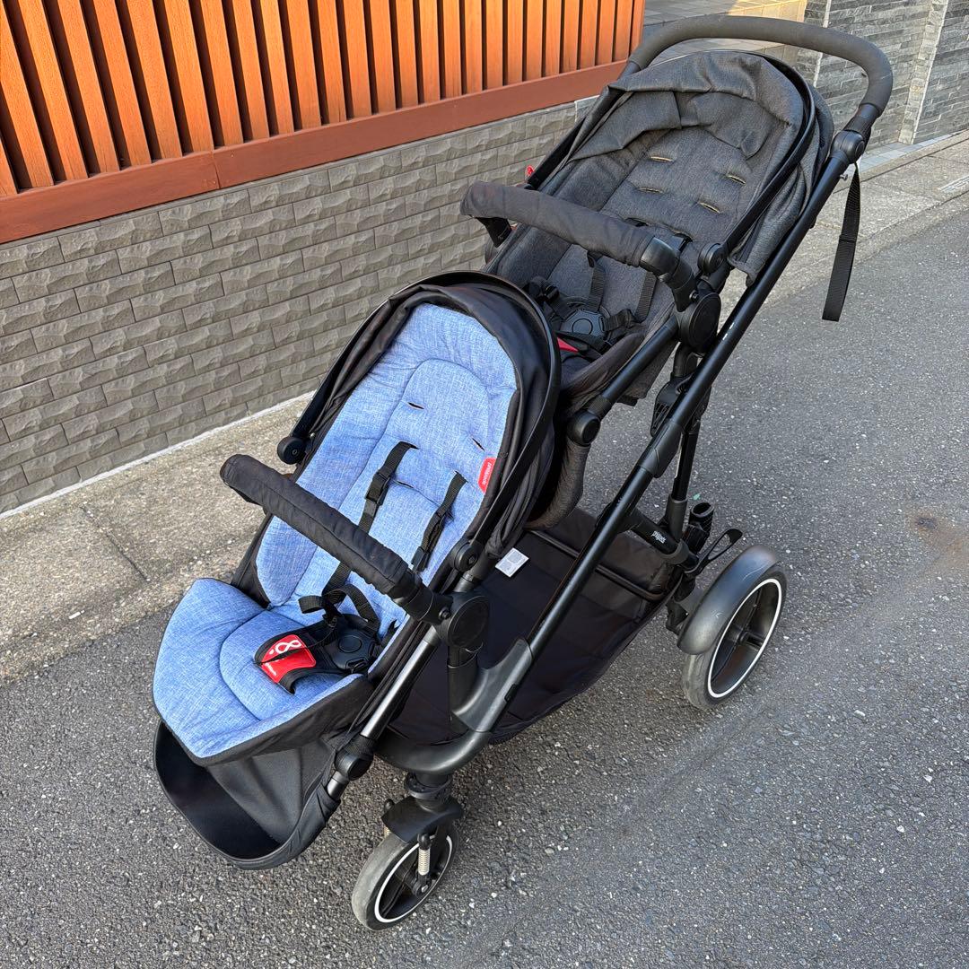 フィルアンドテッズボイジャーV6 2人乗りベビーカー