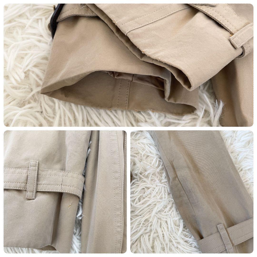 美品　バーバリー　ケンジントン　トレンチコート　メガチェック　ハニーベージュ　M