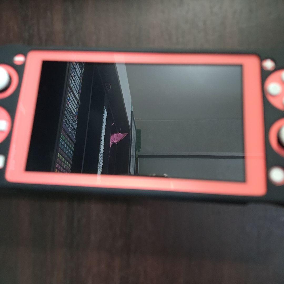 【美品】Switch Lite コーラルピンク カバー&マイクロSD付き