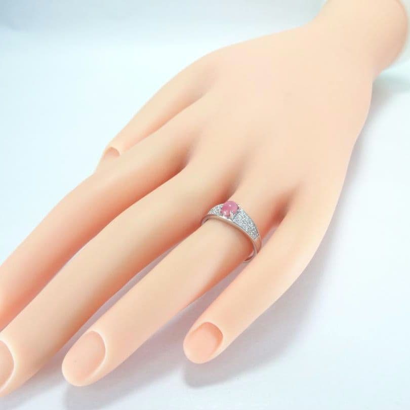 【たか様】コンクパール　ダイヤモンド　リング　0.60ct　0.15ctプラチナ