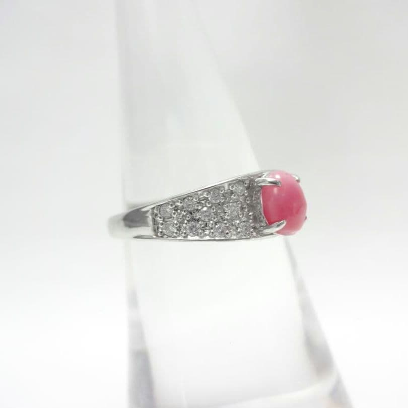 【たか様】コンクパール　ダイヤモンド　リング　0.60ct　0.15ctプラチナ