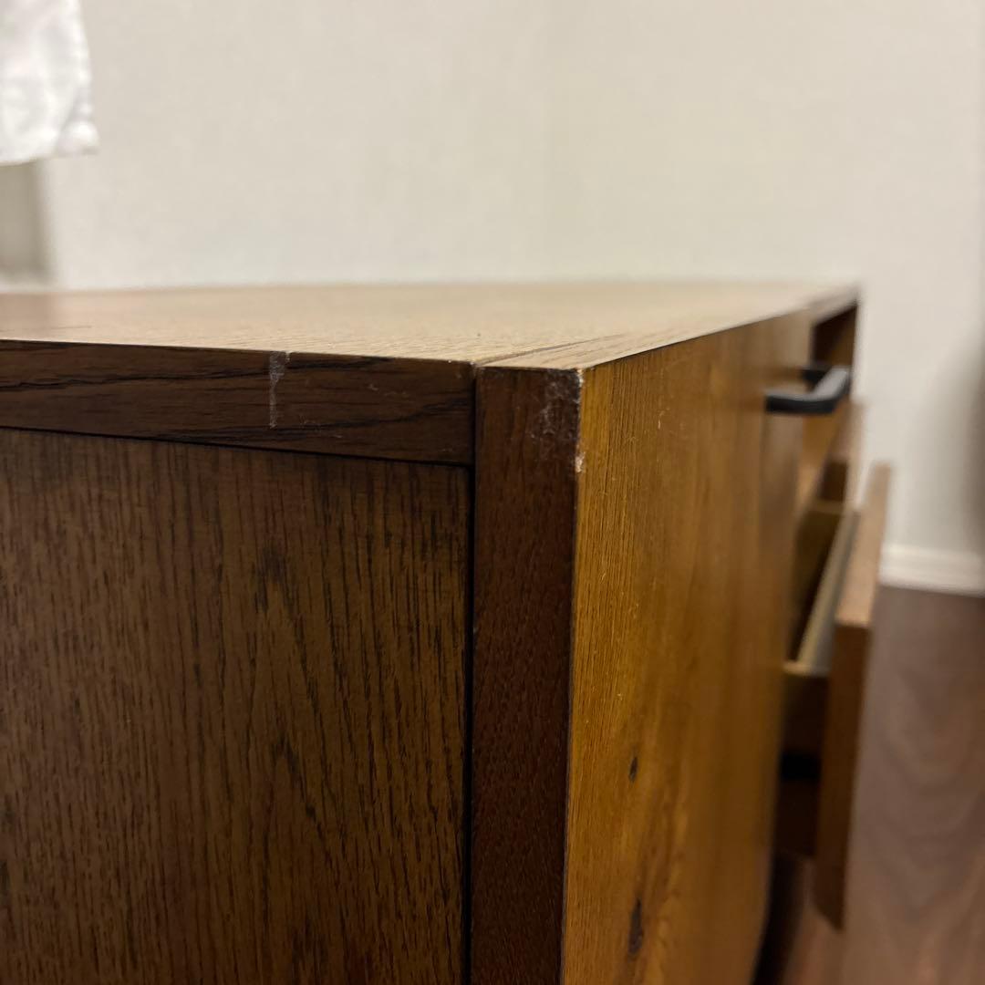 ニトリ　木製テレビ台 引き出し付き モダンデザイン