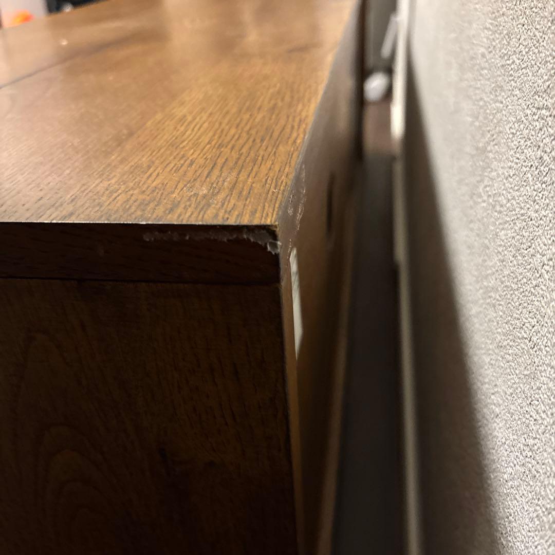 ニトリ　木製テレビ台 引き出し付き モダンデザイン