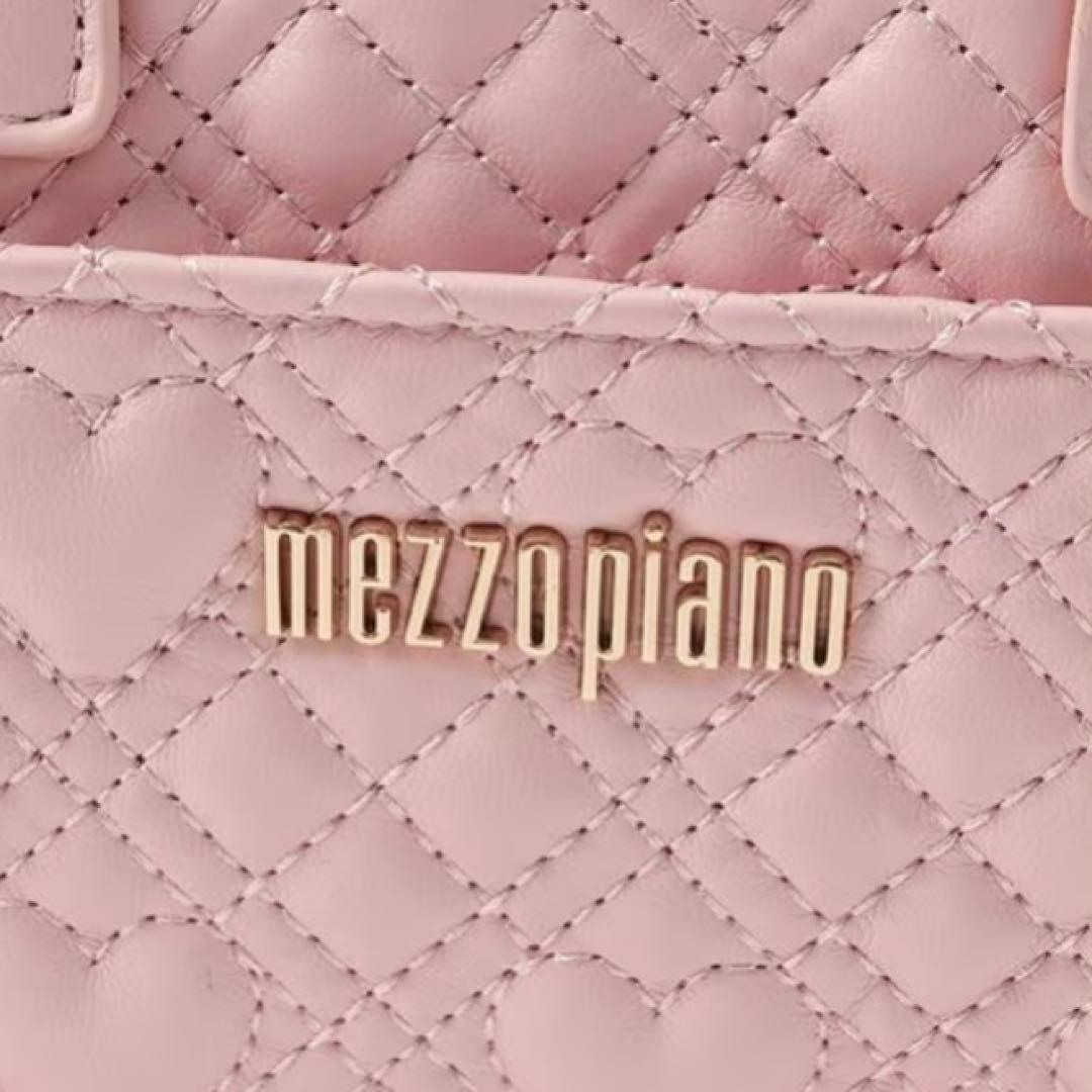 メゾピアノ ハートキルトフリル　2wayショルダーバッグ