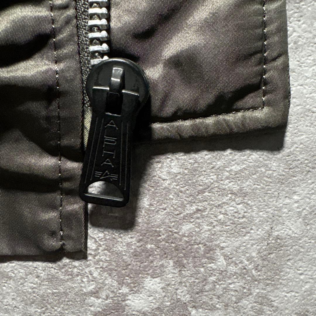 alpha n2b flight jacket n-2b ボタン欠けアリ　短丈