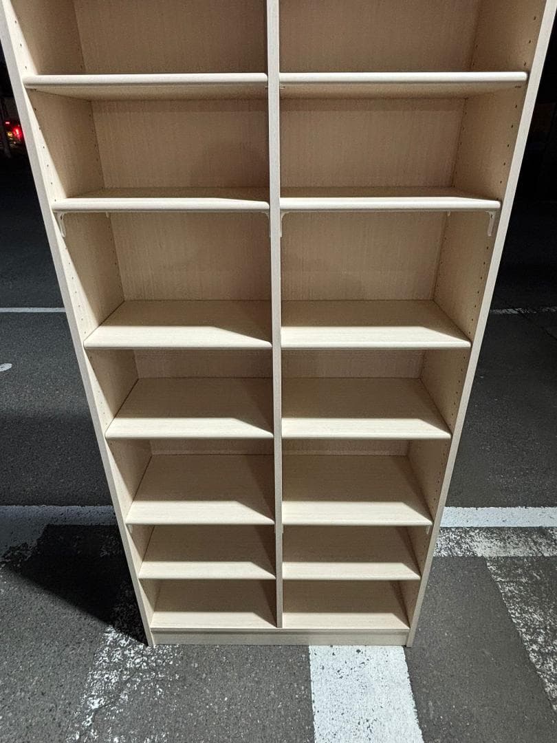 ②オープン本棚 本収納 NC1890F LN ライトナチュラル 幅86.5cm