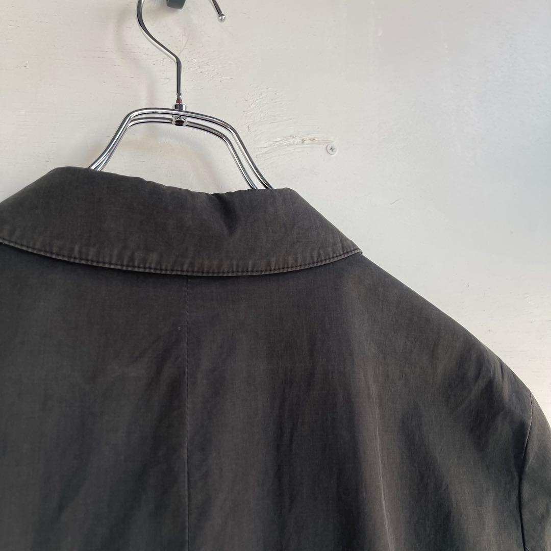 Burberry ステンカラーコート バーバリー アウター フェード 古着 黒