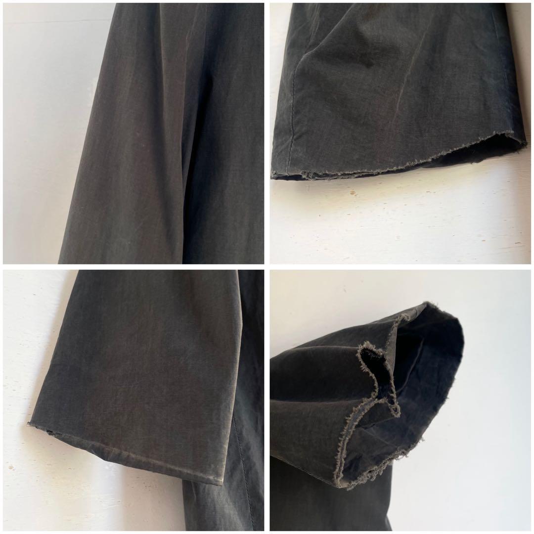 Burberry ステンカラーコート バーバリー アウター フェード 古着 黒