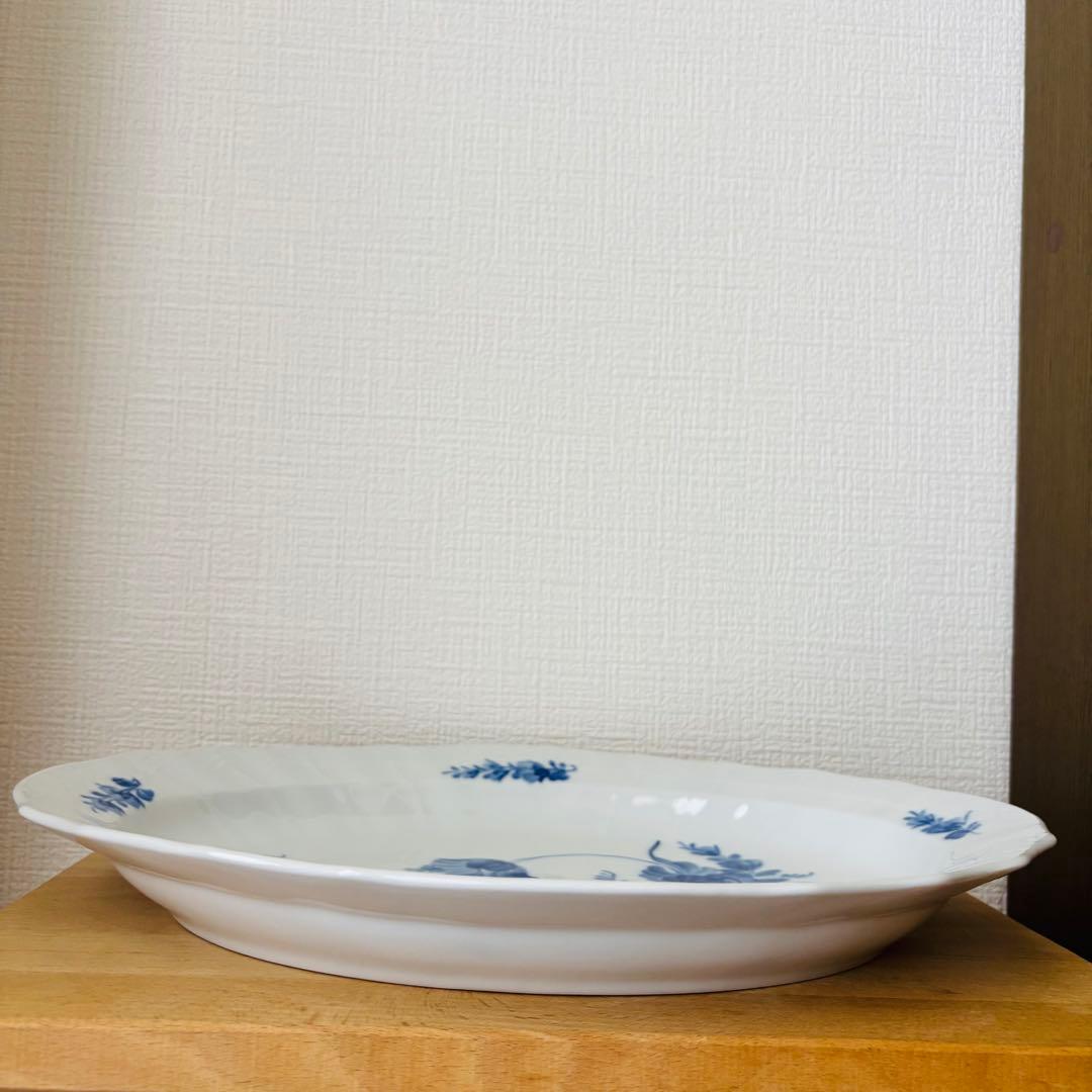 ⚫︎ロイヤルコペンハーゲン　超大皿　オーバル　浅皿 　　　　　　　　　　　　　　e