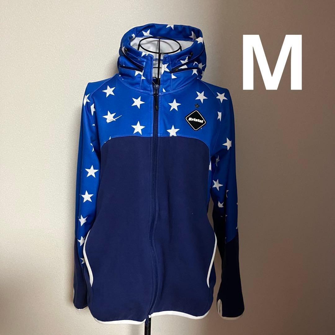 ⚽F.C.R.B.×NIKE⭐︎星柄パーカーM☼ジャージ☁ブルー