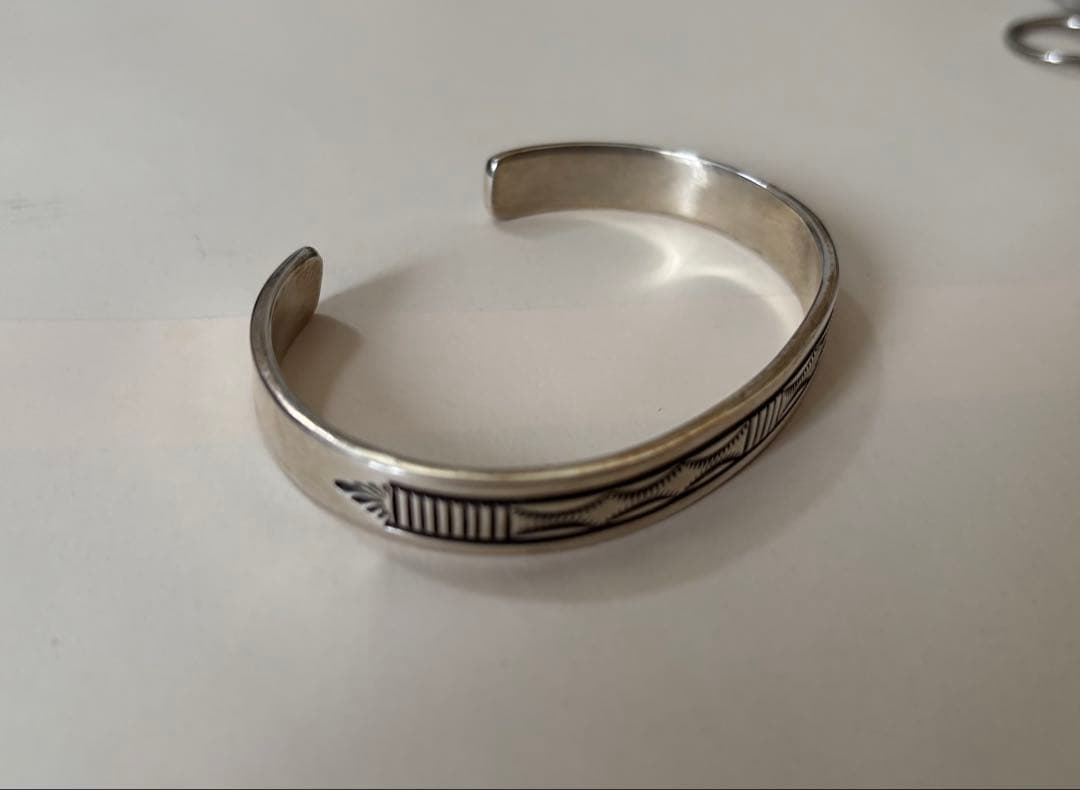 値引き歓迎Bruce Morgan ブルースモーガン スタンプワーク バングル