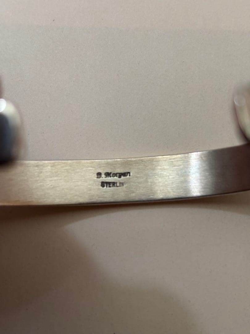 値引き歓迎Bruce Morgan ブルースモーガン スタンプワーク バングル