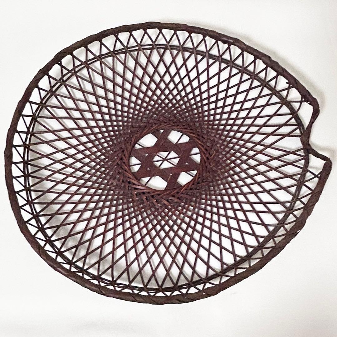 団扇 竹編み うちわ