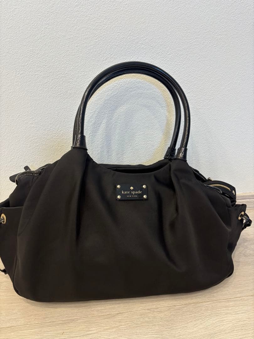 Kate Spade 黒 マザーズバッグ