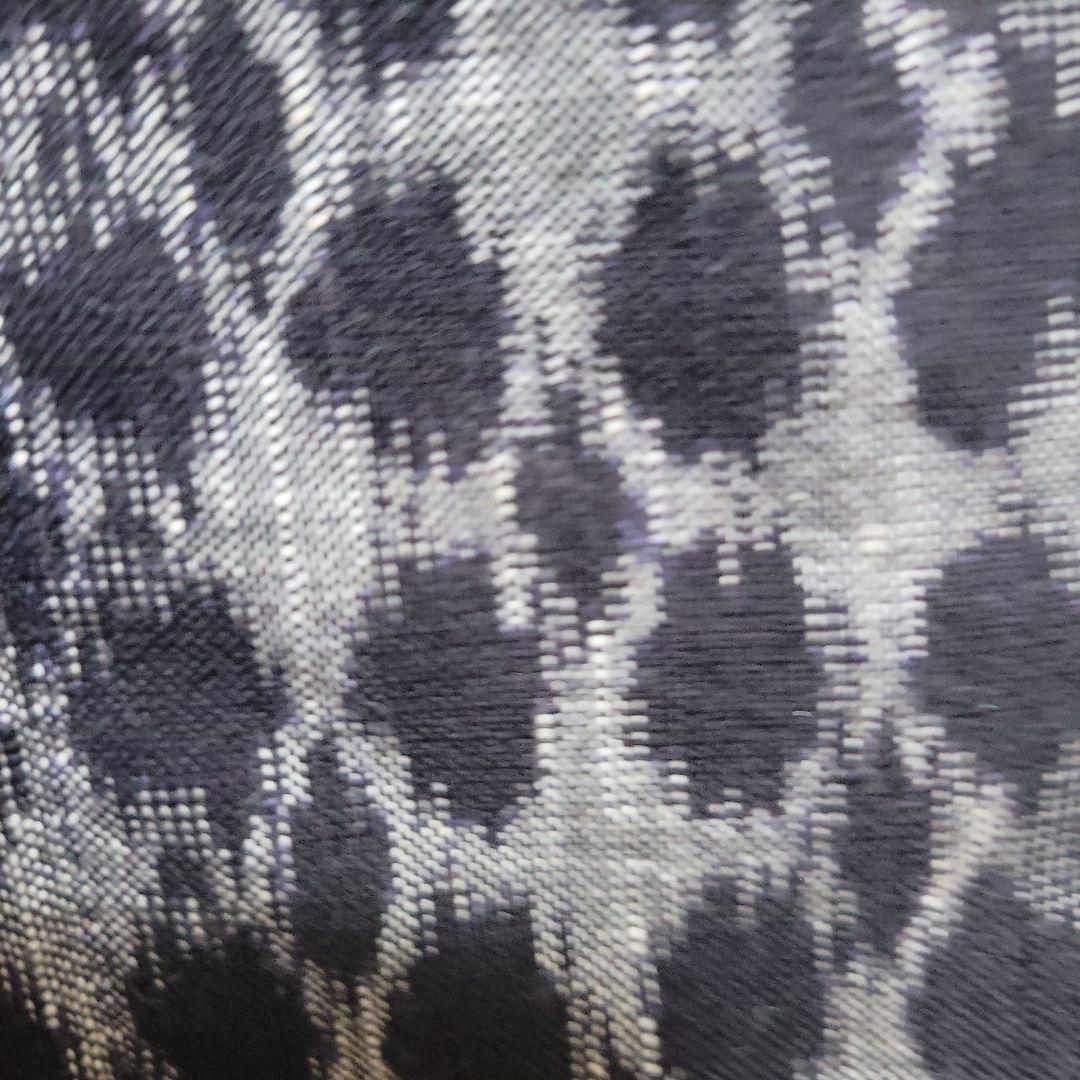 くりんこ絣ブラウスパンツ　反物からお仕立てオリジナルデザイン一点もの