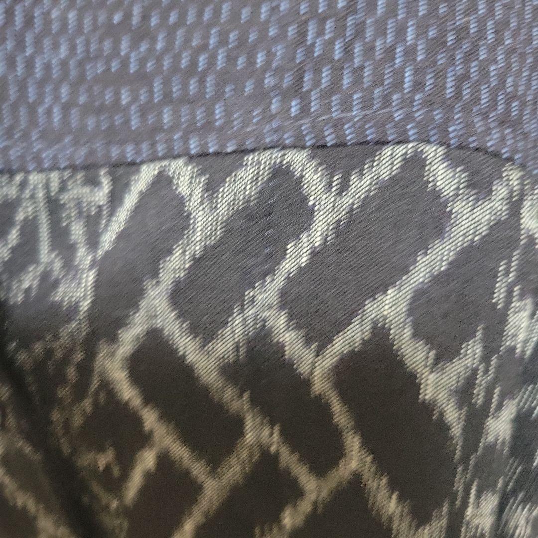 くりんこ絣ブラウスパンツ　反物からお仕立てオリジナルデザイン一点もの