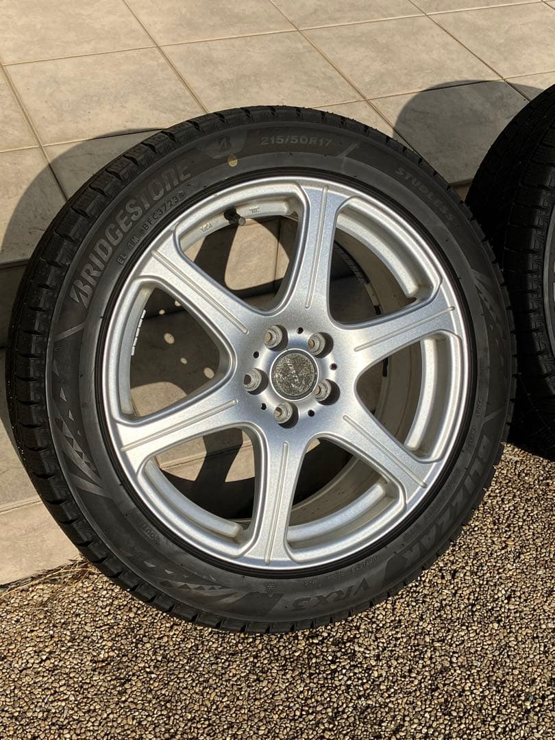 VRX3 23年製 215/50r17 9部山2本 8部山2本 ホイールセット