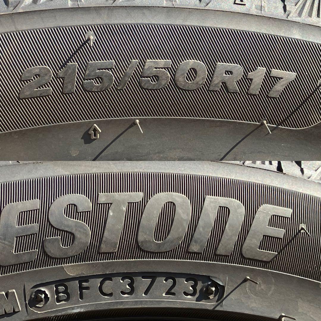 VRX3 23年製 215/50r17 9部山2本 8部山2本 ホイールセット